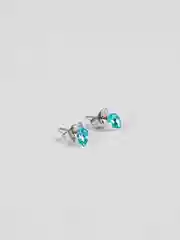 Багровый серьги-гвоздики Swarovski Xuping