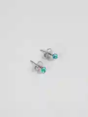 Багровый серьги-гвоздики Swarovski Xuping