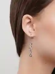 Серьги "Колючая проволка"