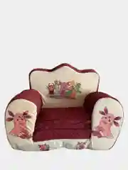 Вишнёвый детское мягкое кресло-трон