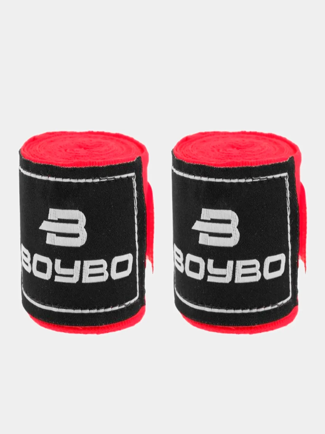 Красный бинты для бокса BoyBo 3,5 хлопок, 2 цвета