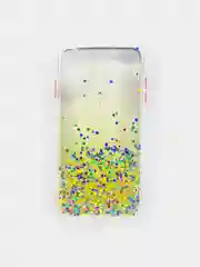 Бирюзовый чехол для Iphone XS Max, с блестками, силиконовый