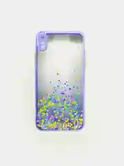 Бирюзовый чехол для Iphone XS Max, с блестками, силиконовый