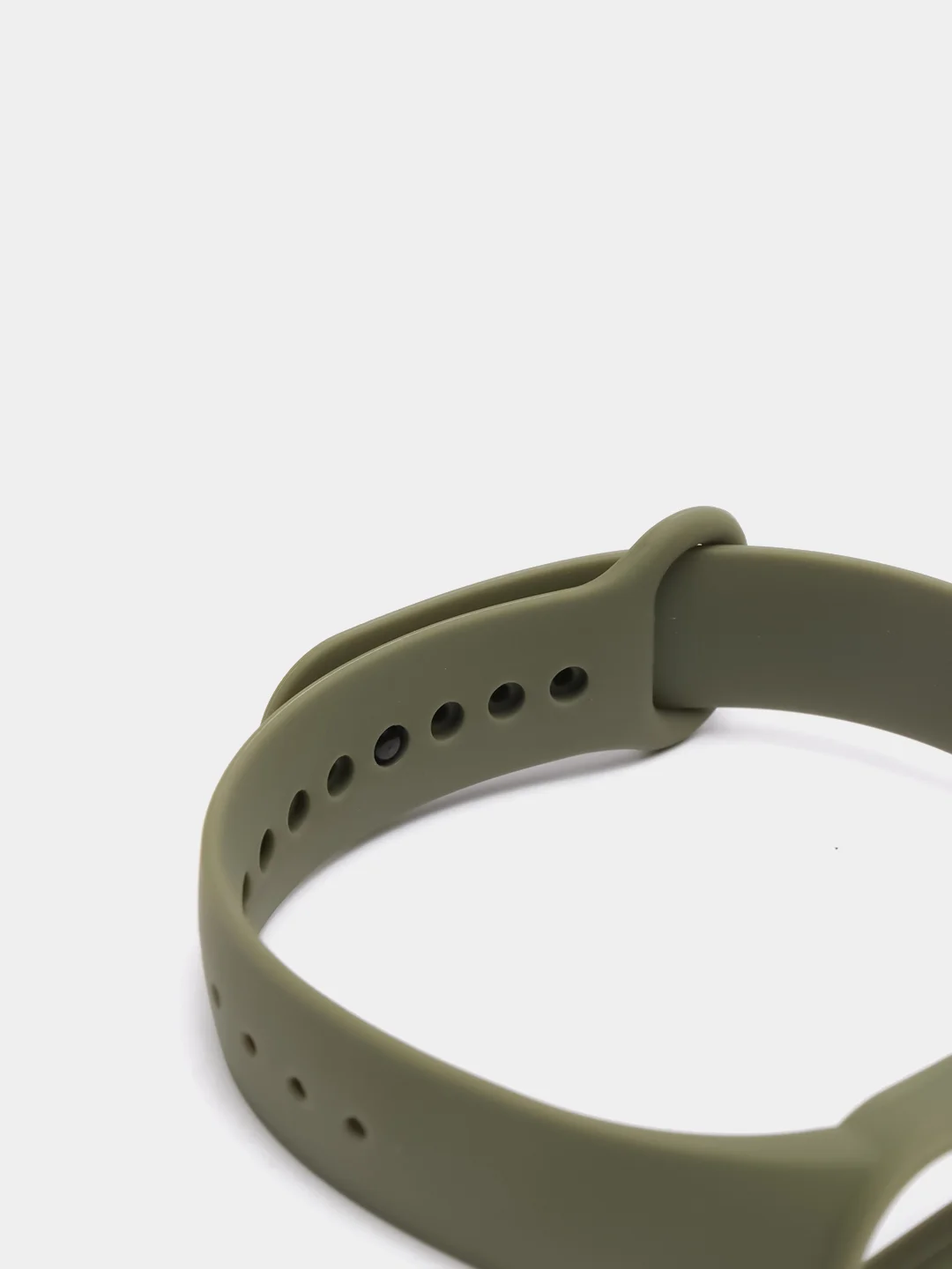 Лесной зеленый ремешок для Xiaomi Mi Band 5 / Mi Band 6 Mijobs силиконовый ми бэнд
