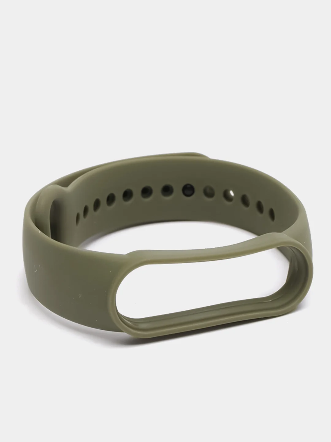 Лесной зеленый ремешок для Xiaomi Mi Band 5 / Mi Band 6 Mijobs силиконовый ми бэнд