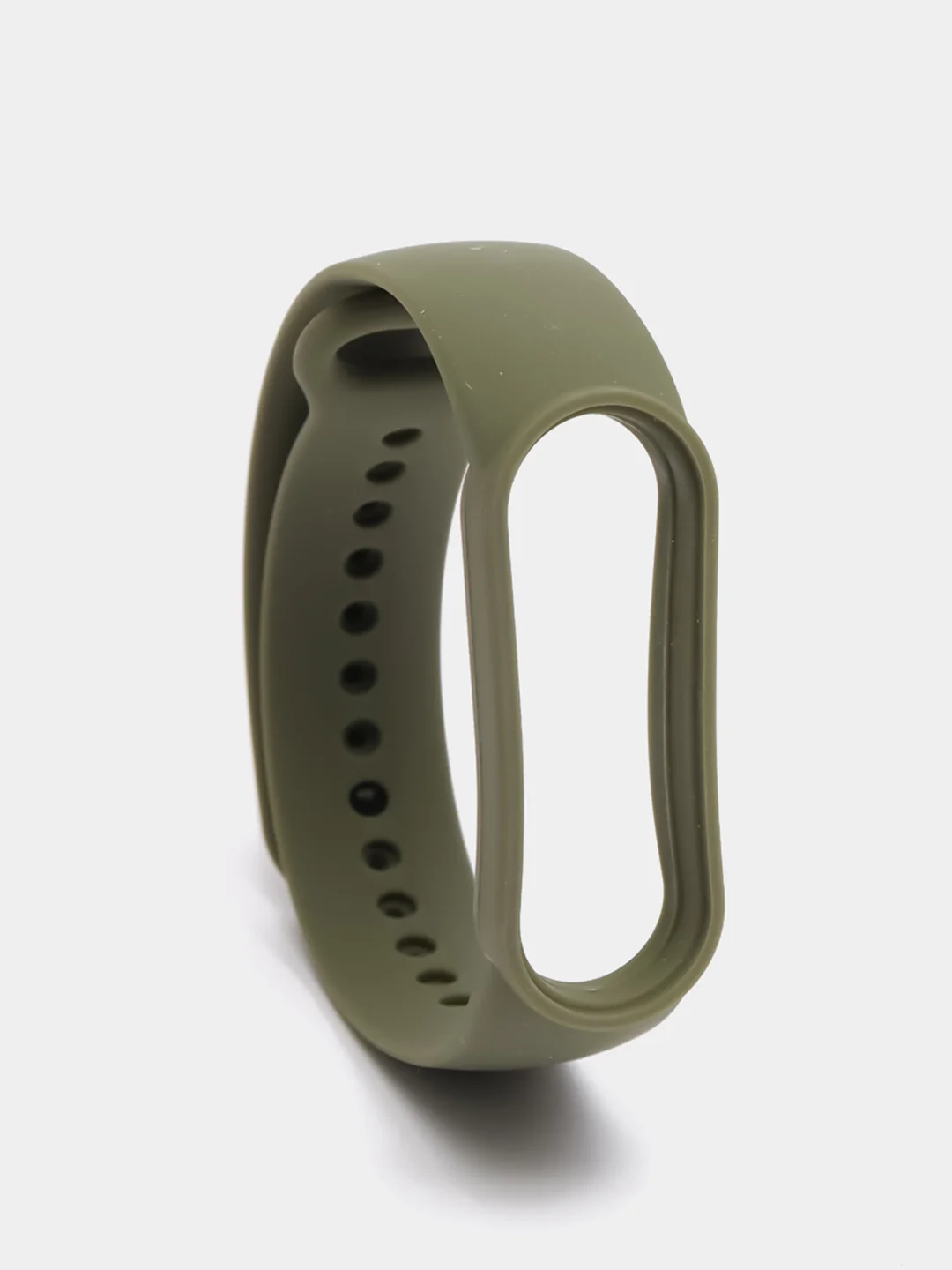 Лесной зеленый ремешок для Xiaomi Mi Band 5 / Mi Band 6 Mijobs силиконовый ми бэнд