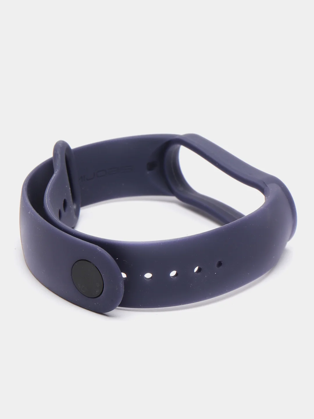 Темно-синий ремешок для Xiaomi Mi Band 5 / Mi Band 6 Mijobs силиконовый ми бэнд