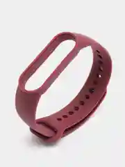 Багровый ремешок для Xiaomi Mi Band 5 / Mi Band 6 Mijobs силиконовый ми бэнд
