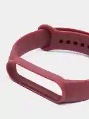 Багровый ремешок для Xiaomi Mi Band 5 / Mi Band 6 Mijobs силиконовый ми бэнд