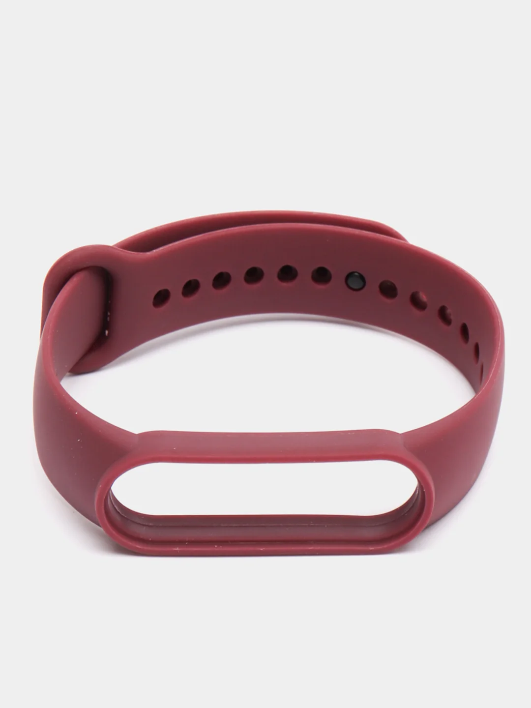 Багровый ремешок для Xiaomi Mi Band 5 / Mi Band 6 Mijobs силиконовый ми бэнд