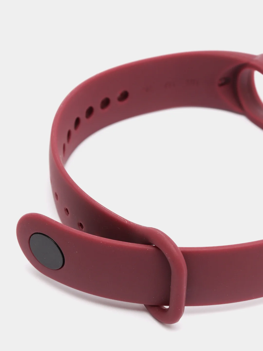 Багровый ремешок для Xiaomi Mi Band 5 / Mi Band 6 Mijobs силиконовый ми бэнд