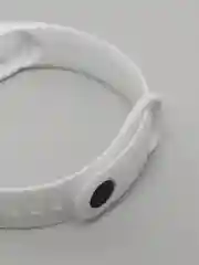 Белый ремешок для Xiaomi Mi Band 5 / Mi Band 6 Mijobs силиконовый ми бэнд