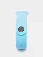Голубой ремешок для Xiaomi Mi Band 5 / Mi Band 6 Mijobs силиконовый ми бэнд