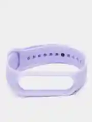 Лавандовый ремешок для Xiaomi Mi Band 5 / Mi Band 6 Mijobs силиконовый ми бэнд