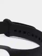Черный ремешок для Xiaomi Mi Band 5 / Mi Band 6 Mijobs силиконовый ми бэнд