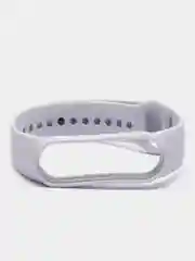 Серый ремешок для Xiaomi Mi Band 5 / Mi Band 6 Mijobs силиконовый ми бэнд