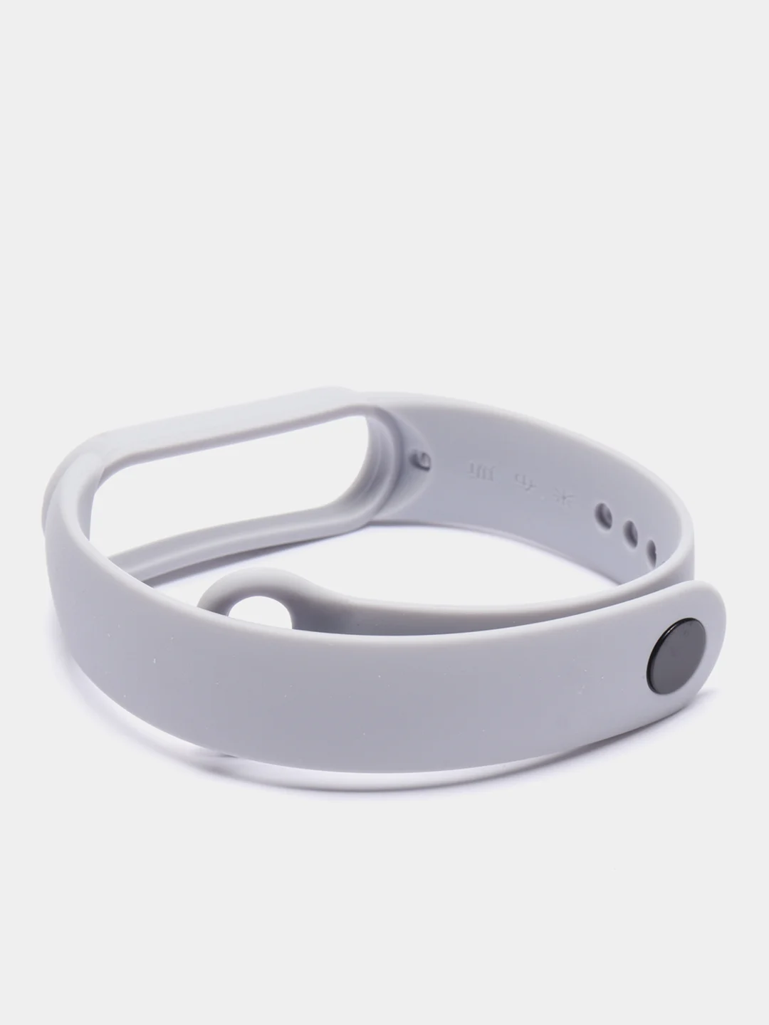 Серый ремешок для Xiaomi Mi Band 5 / Mi Band 6 Mijobs силиконовый ми бэнд