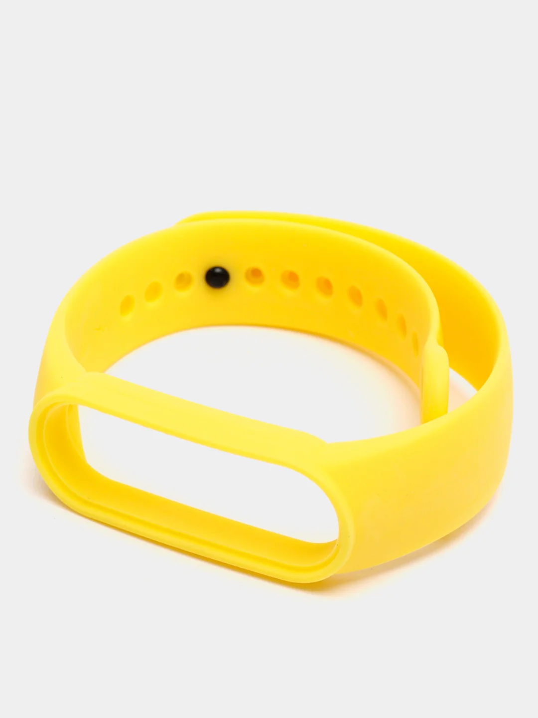 Желтый ремешок для Xiaomi Mi Band 5 / Mi Band 6 Mijobs силиконовый ми бэнд