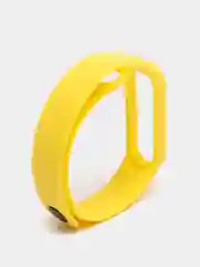 Желтый ремешок для Xiaomi Mi Band 5 / Mi Band 6 Mijobs силиконовый ми бэнд