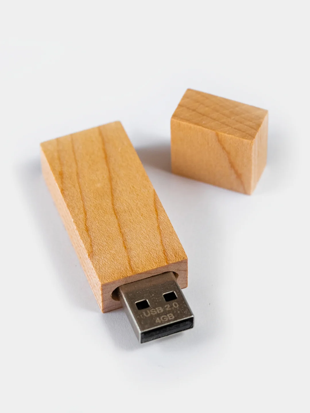 Бежевый деревянная флешка 4 гб USB 2.0
