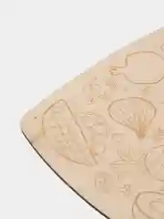 Желтый доски для выжигания с рисунком