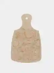 Желтый доски для выжигания с рисунком