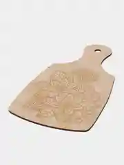 Голубой доски для выжигания с рисунком