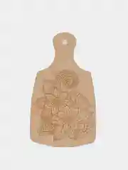 Голубой доски для выжигания с рисунком