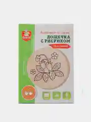 Алый доски для выжигания с рисунком