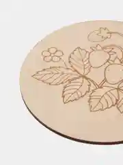 Алый доски для выжигания с рисунком