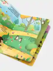 Книги картонные, с окошками, 4 темы