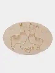 Белый доски для выжигания с рисунком