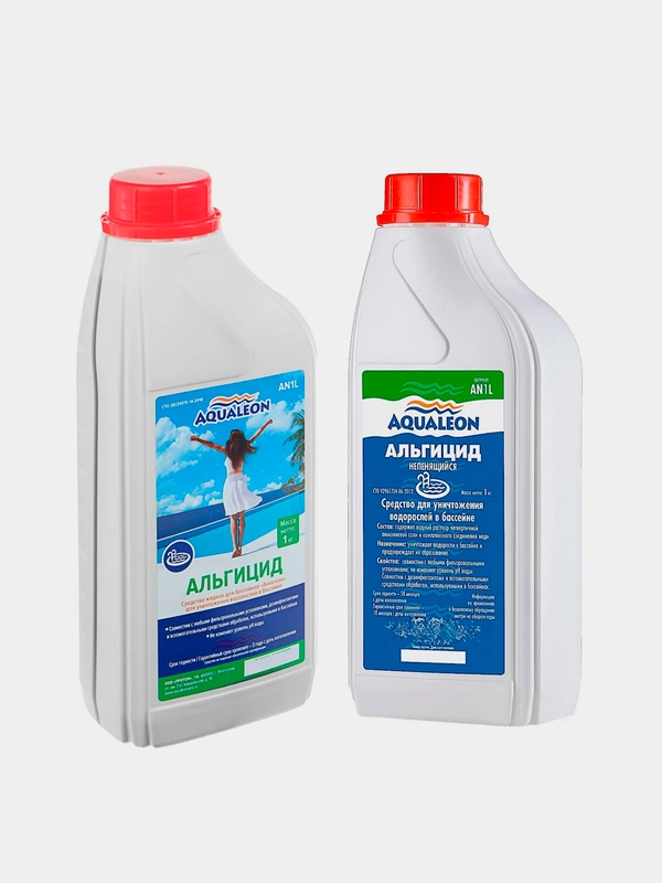 Средство для очистки воды в бассейне Aqualeon, не пенящийся, 1 л / кг