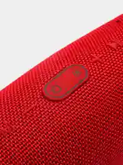 Красный колонка Bluetooth портативная со светомузыкой RGB