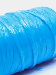 Лазурный полипропиленовые нитки для мочалок / Пряжа для вязания мочалок / Полипропилен