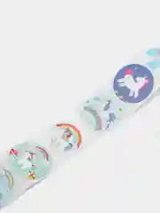 Голубой наклейки-стикеры "Thank you", единороги