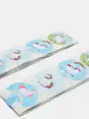 Голубой наклейки-стикеры "Thank you", единороги