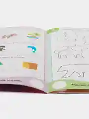 Бежевый книги обучающие "Готовимся к школе", графические диктанты, тренируем память, речь, тесты