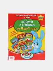 Обучающие книги Полный годовой курс. Серия от 0 до 1 года, 6 книг в папке