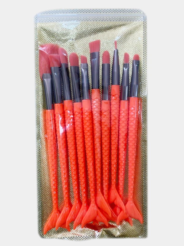 Кисти для макияжа, 10 шт
