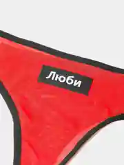 Трусы "Целуй", "Снимай", "Кусай", "Греши", "Люби"