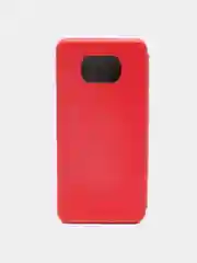 Красный чехол-книжка Xiaomi Poco X3 (NFC) / Poco X3 Pro