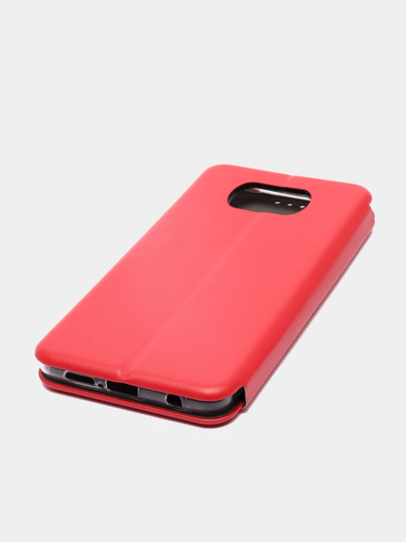 Красный чехол-книжка Xiaomi Poco X3 (NFC) / Poco X3 Pro