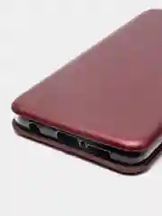 Багровый чехол-книжка Xiaomi Poco X3 (NFC) / Poco X3 Pro