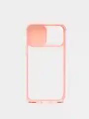Розовый чехол с защитой камеры для iPhone 12/12 PRO