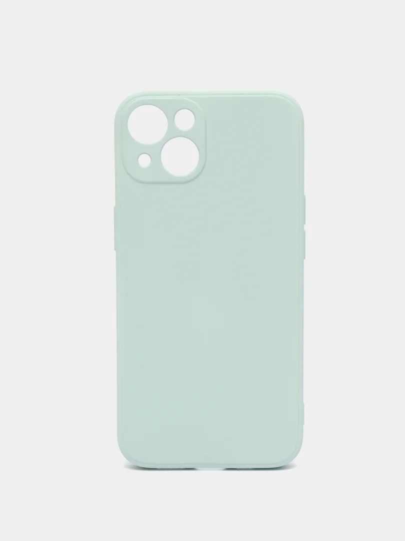 Мятный чехол на айфон (iPhone) 13 / 13 Pro / 13 Pro Max силиконовый про макс