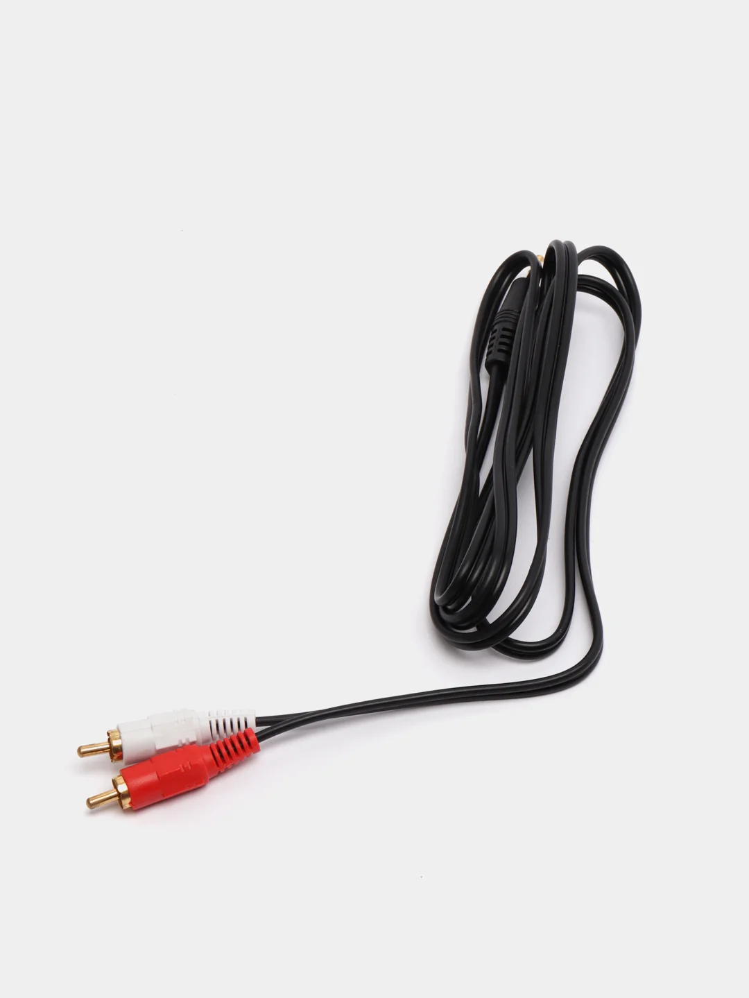 Аудио кабель aux 3.5 мм - 2 RCA тюльпаны, позолоченные контакты