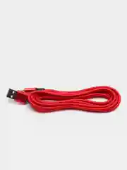 Красный usb кабель для зарядки и передачи данных 2-х метровые(micro, type c, ios)
