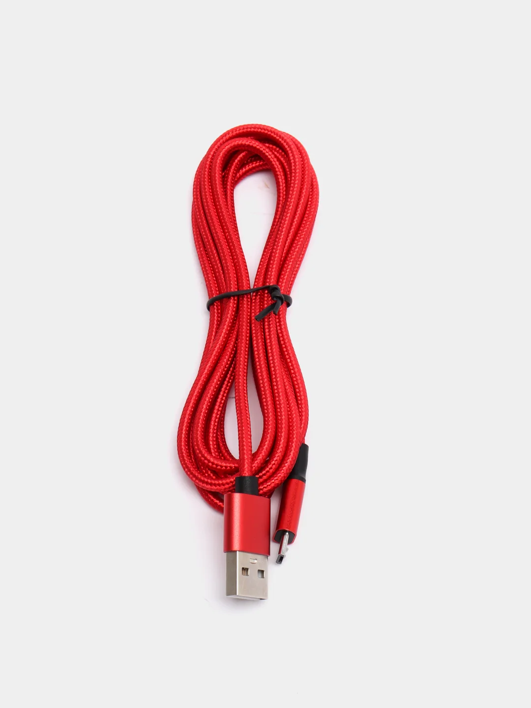 Красный usb кабель для зарядки и передачи данных 2-х метровые(micro, type c, ios)