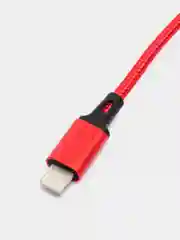Красный usb кабель для зарядки и передачи данных 2-х метровые(micro, type c, ios)